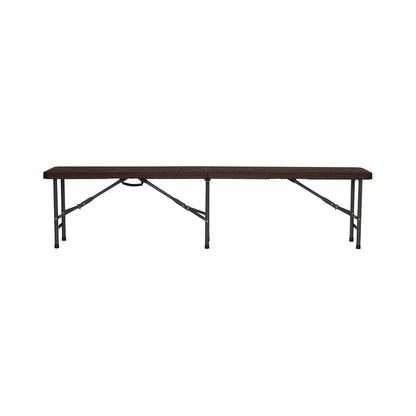 Banco Plegable Catering Efecto Madera 180x30x43cm 7house_0
