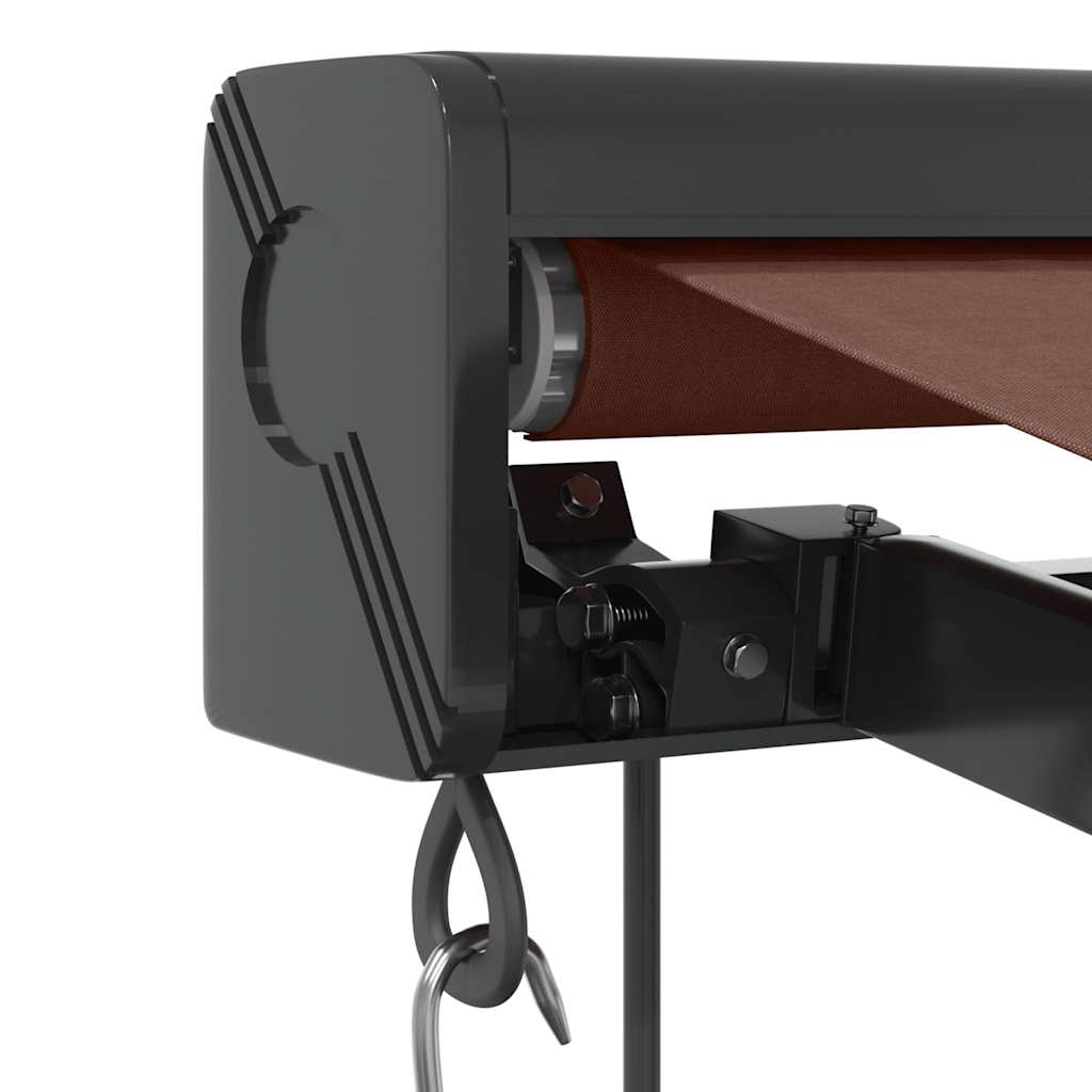 Toldo Retráctil Automático Marrón 350x250 Cm_4