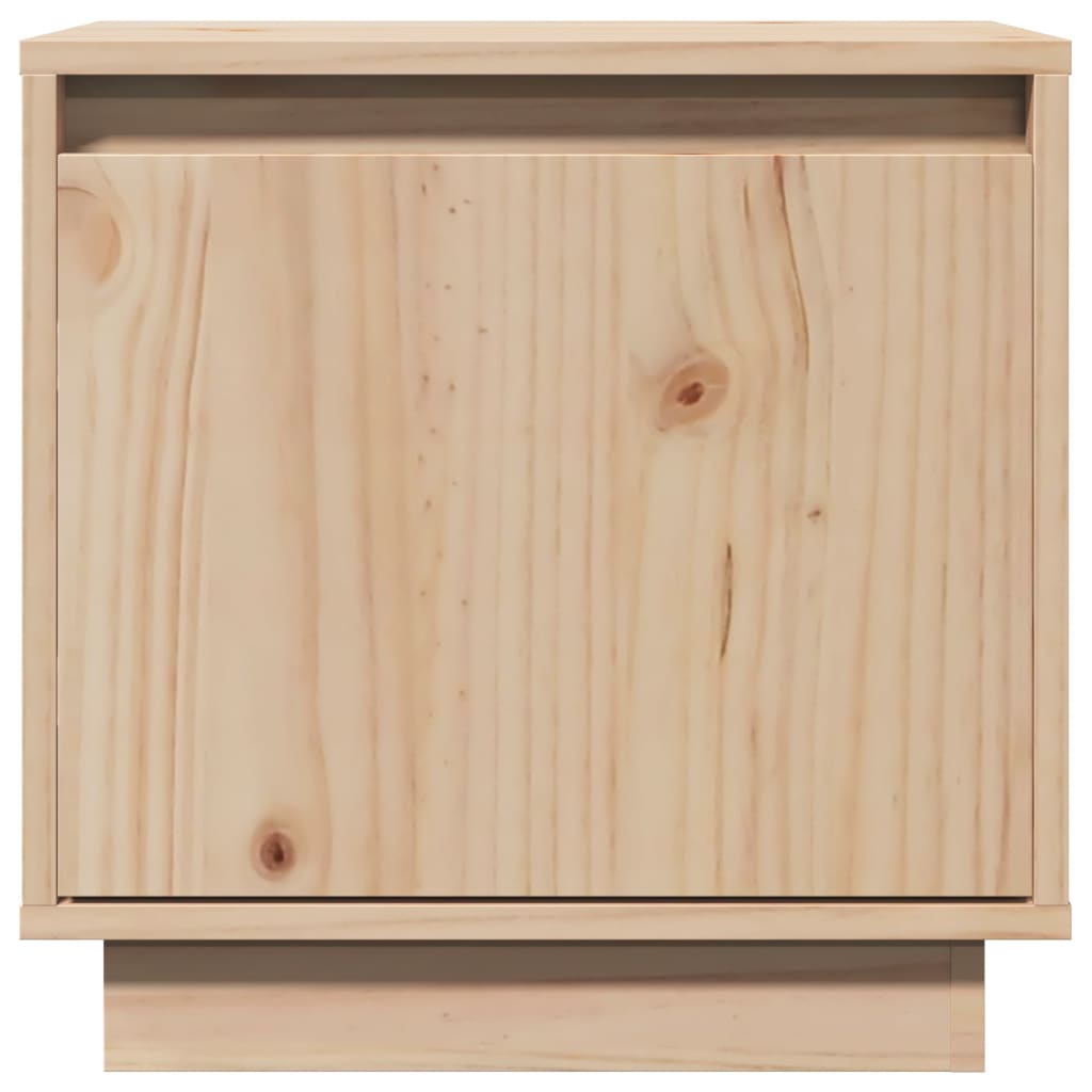 Mesitas De Noche 2 Uds Madera Maciza De Pino 40x30x40 Cm_1