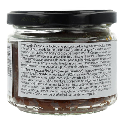 Mugi miso no pasteurizado bio (cebada, tarro cristal) Clearspring, 300g