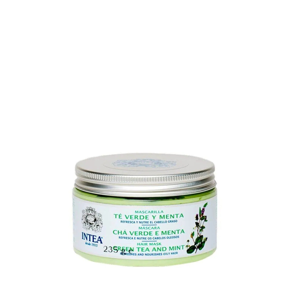 Mascarilla Té Verde Y Menta Cabello Graso Intea 235g_0