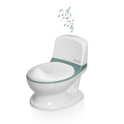 Baninni Orinal De Aprendizaje Con Sonido Pippe Verde Y Blanco_1