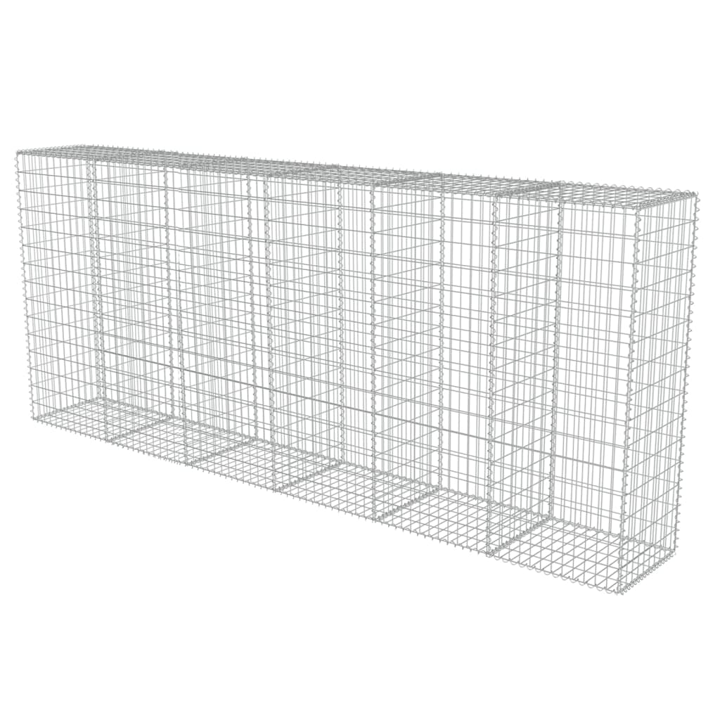 Muro De Gaviones Con Cubiertas Acero Galvanizado 300x50x150 Cm / Vetonek_4