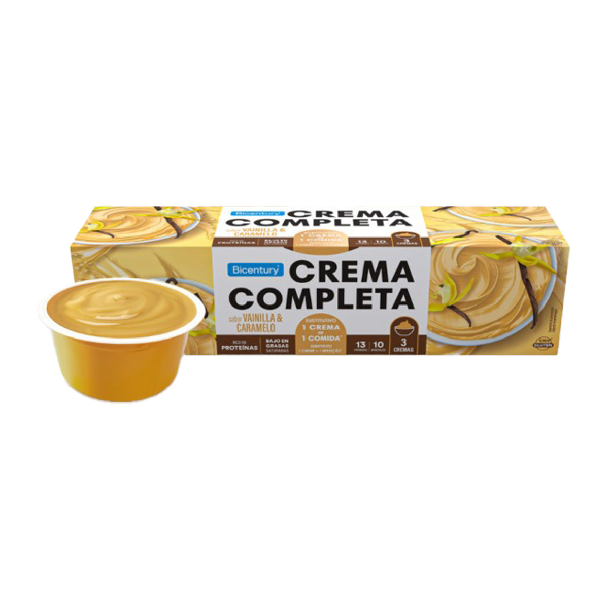 Crema Completa Vainilla BICENTURY 540g en Planeta Huerto