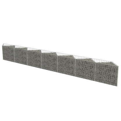 Muro De Gaviones De Acero 450x30x50 Cm / Vetonek_5