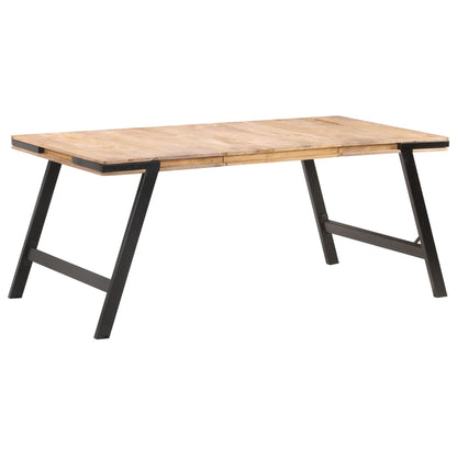 Mesa De Comedor De Madera Maciza De Mango 180x90x76 Cm_4