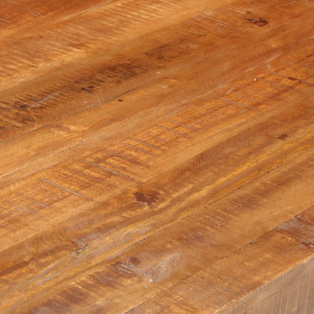 Mesa De Comedor De Madera Maciza De Mango 160x80x76 Cm_2
