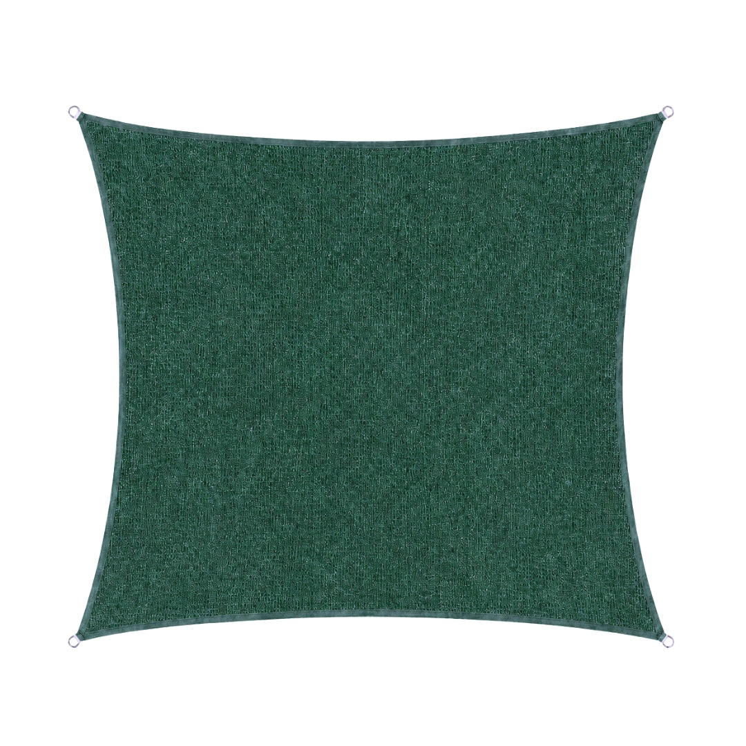 Toldo Vela Permeable Caudrada 3.6x3.6 M Verde Nortene_0