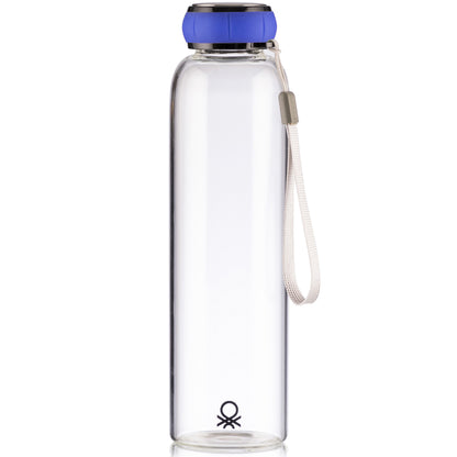 Botella Agua 550ml Borosilicato Azul Casa Benetton_0
