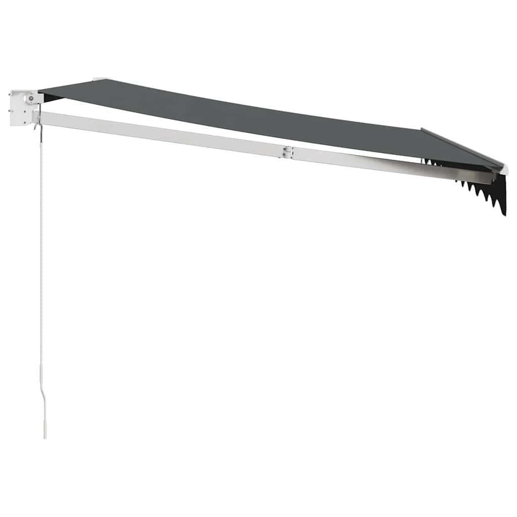 Toldo Retráctil Aluminio Y Tela Gris Antracita 3,5x2,5 M_3