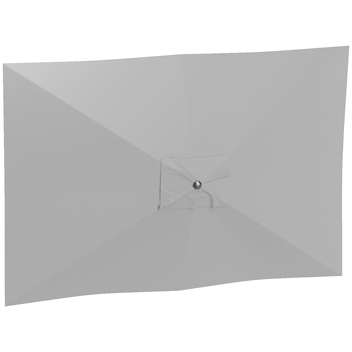 Outsunny Toldo De Recambio De Sombrilla De 3x2 M Con Ventilación Superior Gris_0
