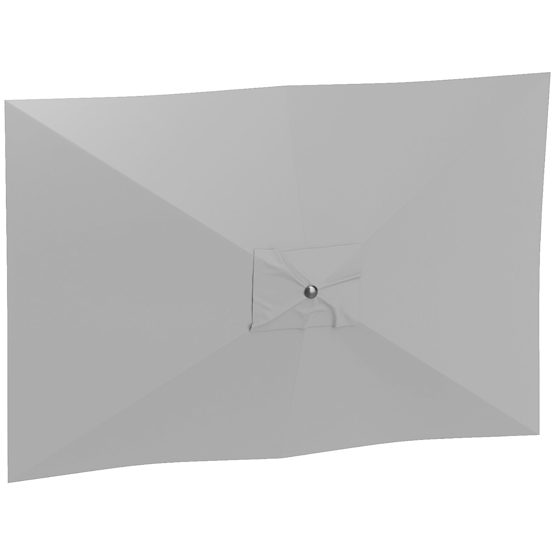 Outsunny Toldo De Recambio De Sombrilla De 3x2 M Con Ventilación Superior Gris_0