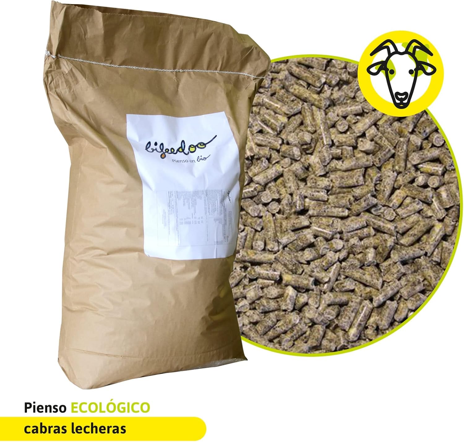 Pienso ECOLÓGICO para Cabras Lecheras 20kg – Alimentación Natural y Completa_1