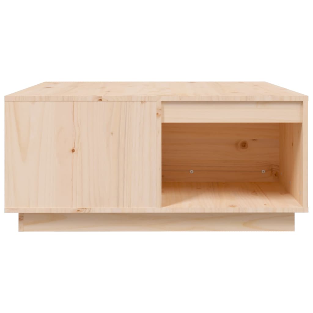 Mesa De Centro Madera Maciza De Pino 80x81x36,5 Cm_4