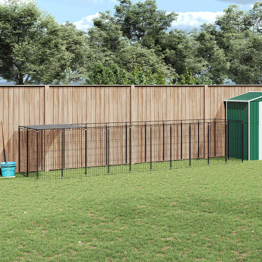 Perrera Negra 6,05 M² Acero_1