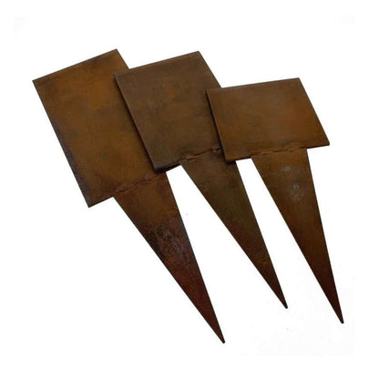 Estacas Borduras De Acero Corten / 20 Cm / Redondeado_1