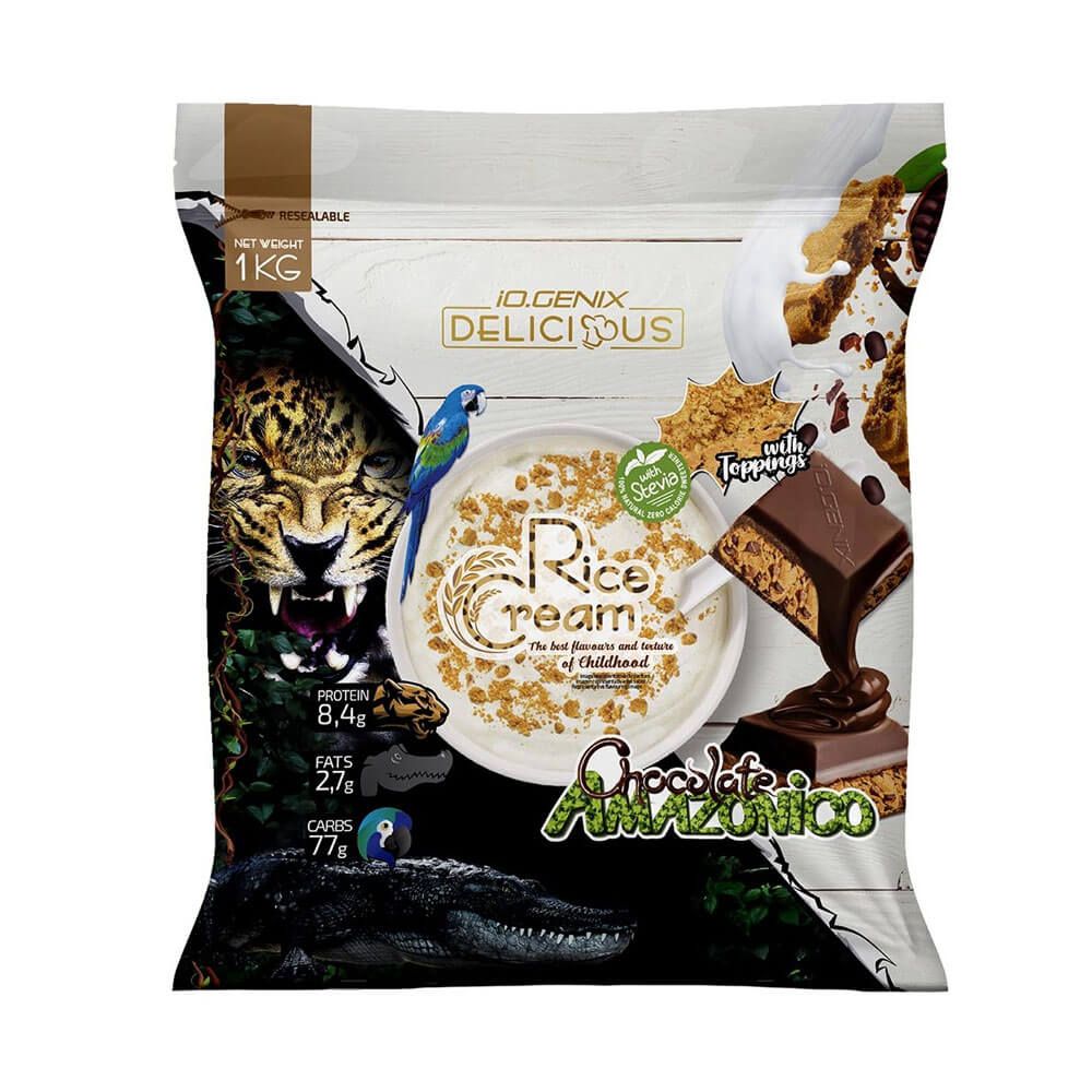 Rice Cream (crema De Arroz) - 1kg - Chocolate Amazonico - Harina De Arroz - Io.genix_0