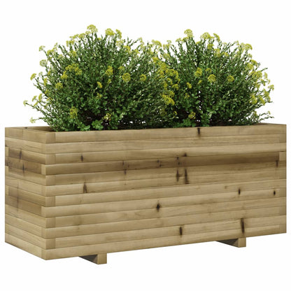 Jardinera Madera De Pino Impregnada 110x40x49,5 Cm_3