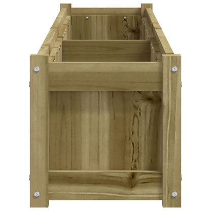 Jardinera De Madera De Pino Impregnada 180x31x31 Cm_5