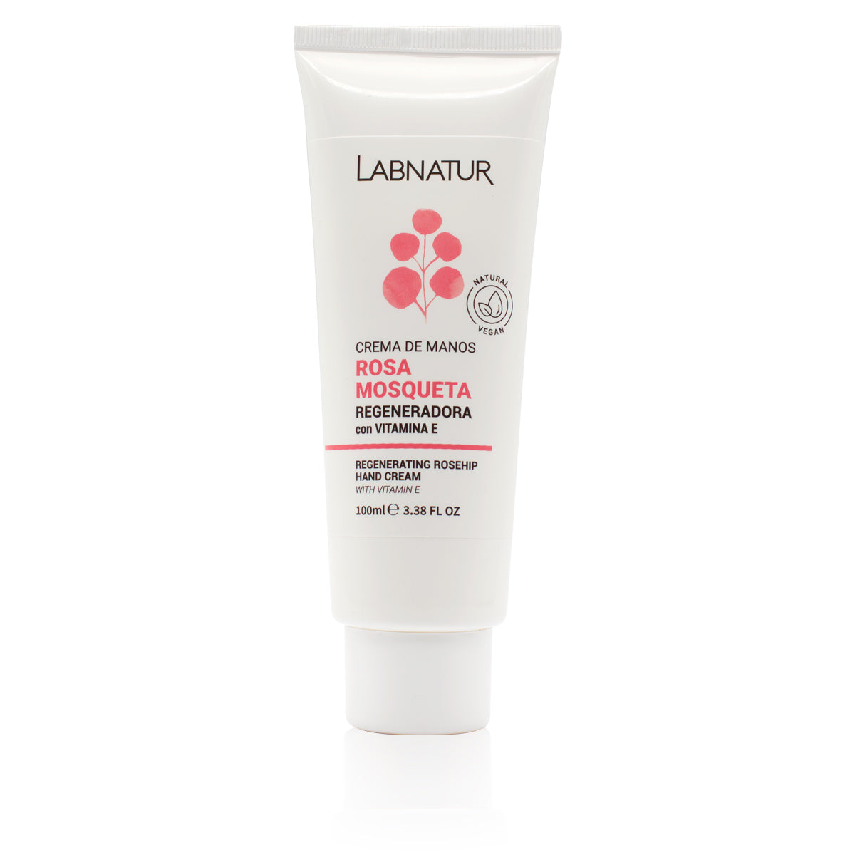 Crema de Manos Rosa Mosqueta Labnatur 100 ml | Avellanas, Karité y Urea | Hidratación y Regeneración_0