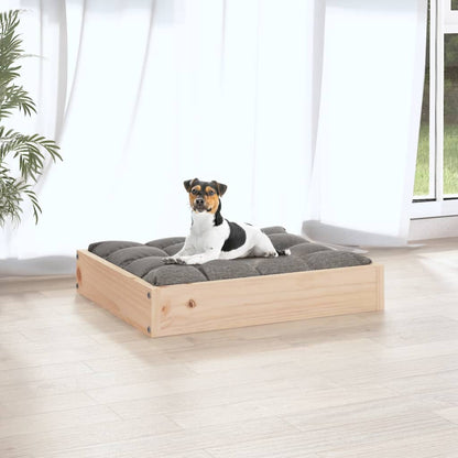 Cama Para Perros Madera Maciza De Pino 51,5x44x9 Cm / Vetonek_0