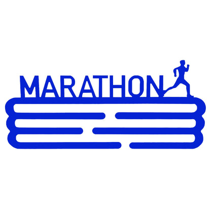 Medallero Maratón Azul Well Home Para 15 Medallas - Regalo Fantástico Para Runners_0