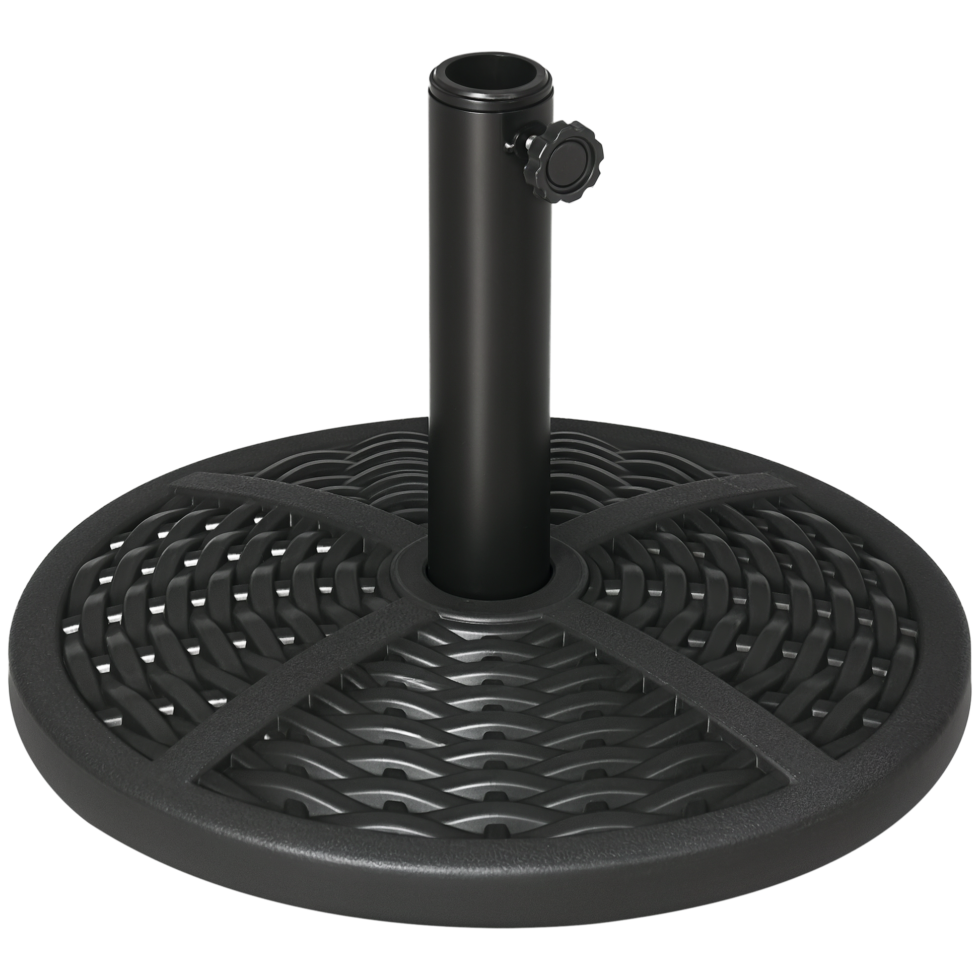 Outsunny Base De Sombrilla Redonda Soporte Para Parasol Con Relleno De Cemento Peso 9_0