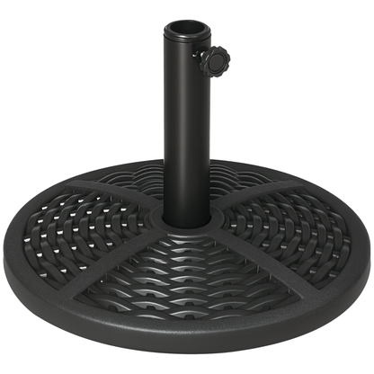 Outsunny Base De Sombrilla Redonda Soporte Para Parasol Con Relleno De Cemento Peso 9_0