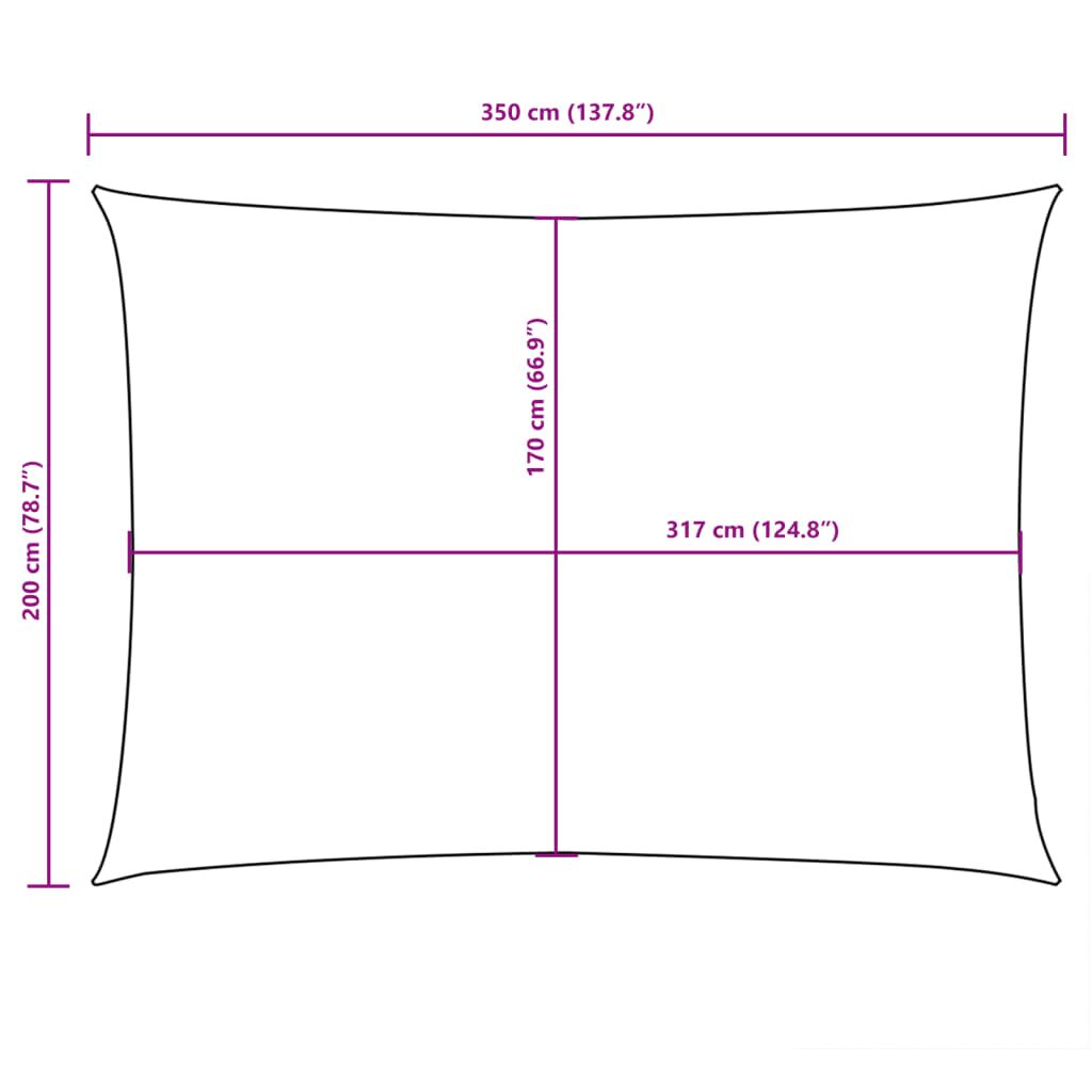 Vidaxl Toldo De Vela Rectangular Tela Oxford Blanco 2x3,5 M_2