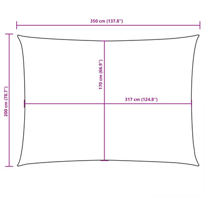 Vidaxl Toldo De Vela Rectangular Tela Oxford Blanco 2x3,5 M_2