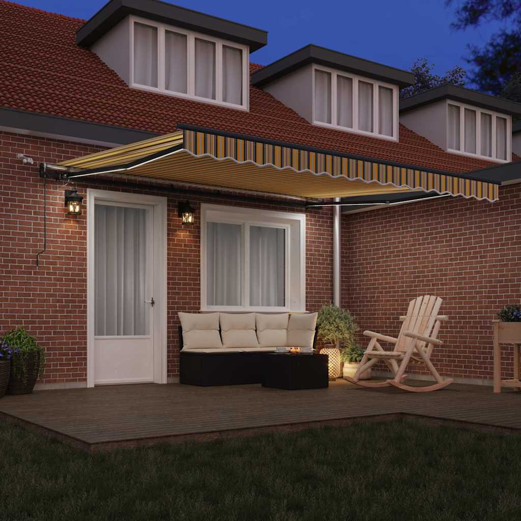 Toldo Retráctil Multicolor 400 X 350 Cm Poliéster_2