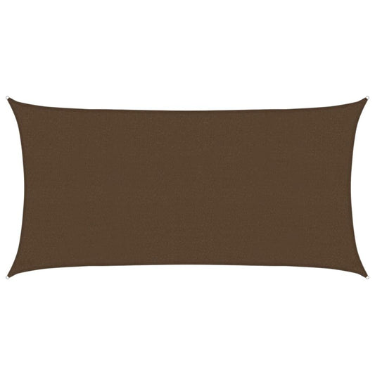 Vidaxl Toldo De Vela Hdpe Marrón 160 G/m² 2x4 M_0