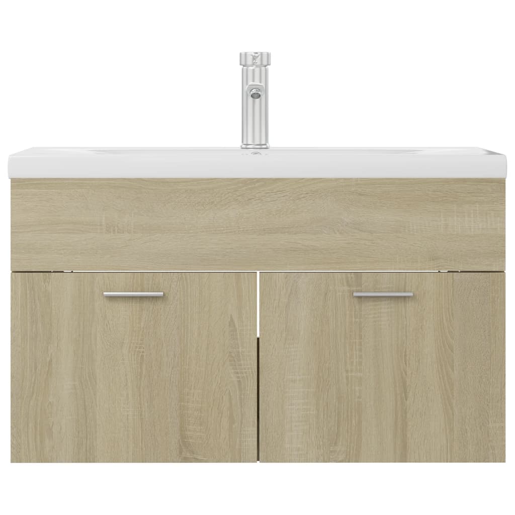 Mueble Con Lavabo Madera De Ingeniería Roble Sonoma_2