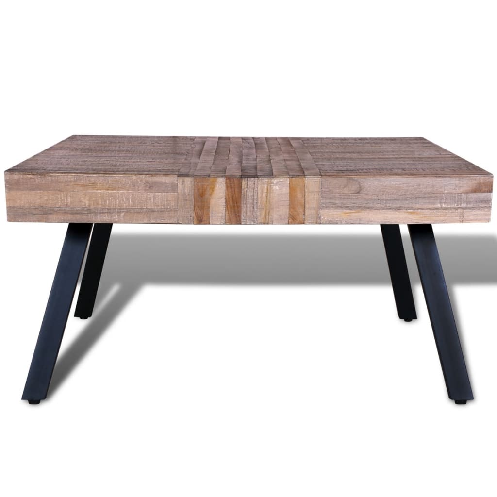 Mesa De Centro Cuadrada Madera De Teca Reciclada_3