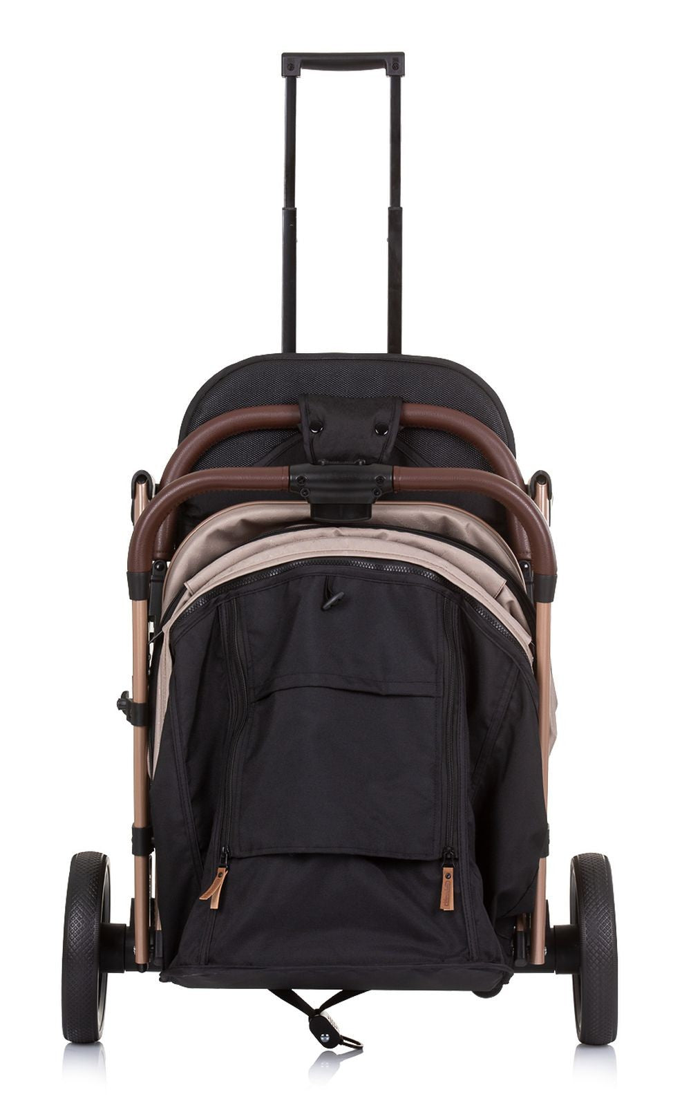 Silla De Paseo Compacta Hasta 22 Kilos Combo Golden Beige_4