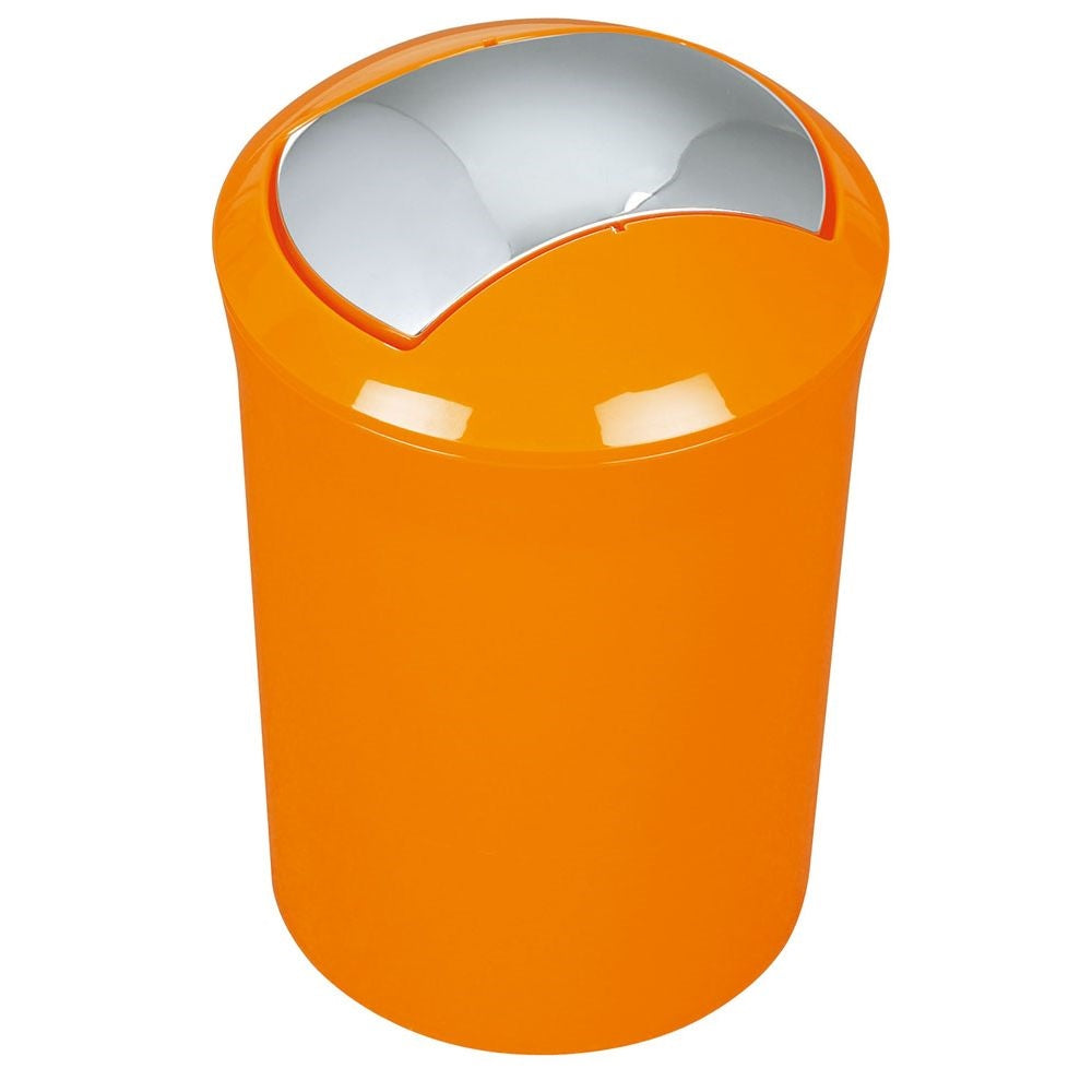 Cubo De Basura Spirella Colección Sydney Color Naranja Acrilico (5l)_0