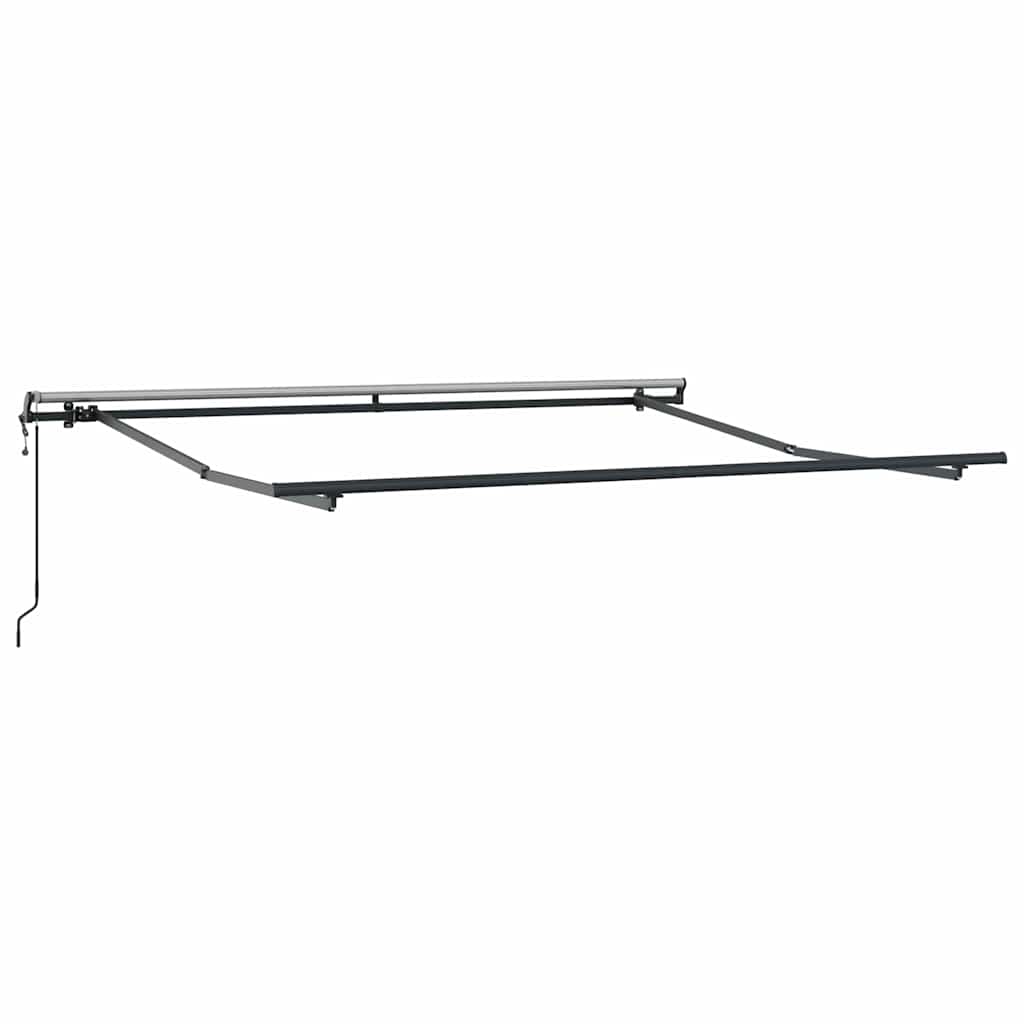 Toldo Retráctil Automático Gris Antracita Y Blanco 300x250 Cm_4