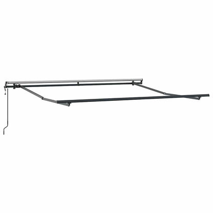 Toldo Retráctil Automático Gris Antracita Y Blanco 300x250 Cm_4