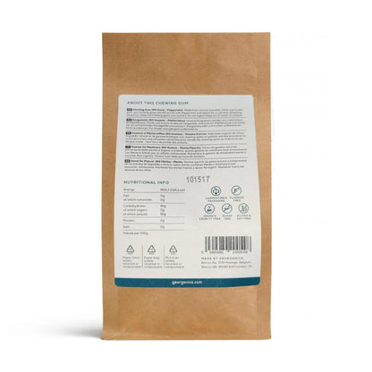 Recarga de chicle natural de menta, Georganics 140 unidades