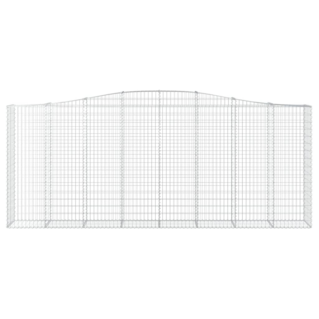 Cestas De Gaviones 6 Uds Forma De Arco Hierro 400x50x160/180 Cm_3