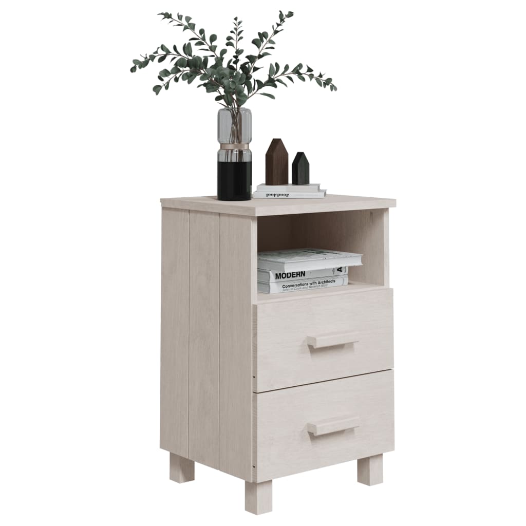 Mesita De Noche Hamar Madera Maciza De Pino Blanca 40x35x62 Cm_4
