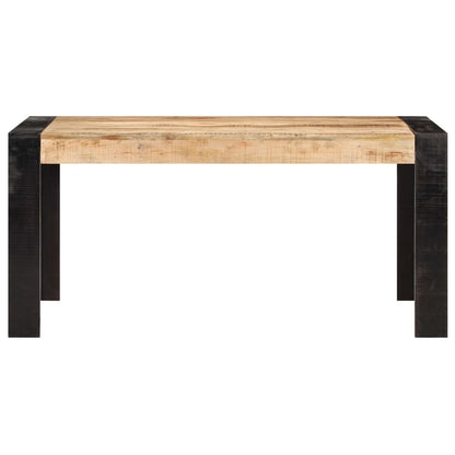 Mesa De Comedor De Madera Maciza De Mango 160x80x76 Cm_0