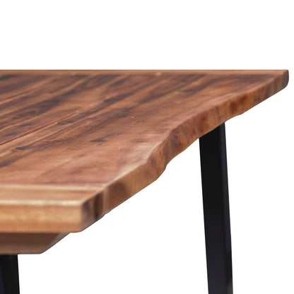 Mesa De Comedor Madera Maciza De Acacia 180x90 Cm_4