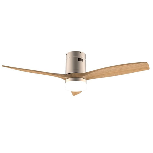 Cecotec Ventilador De Techo Con Luz Energysilence Aero 5600 Aqua Goldwhitewood Connected Cecotec_0