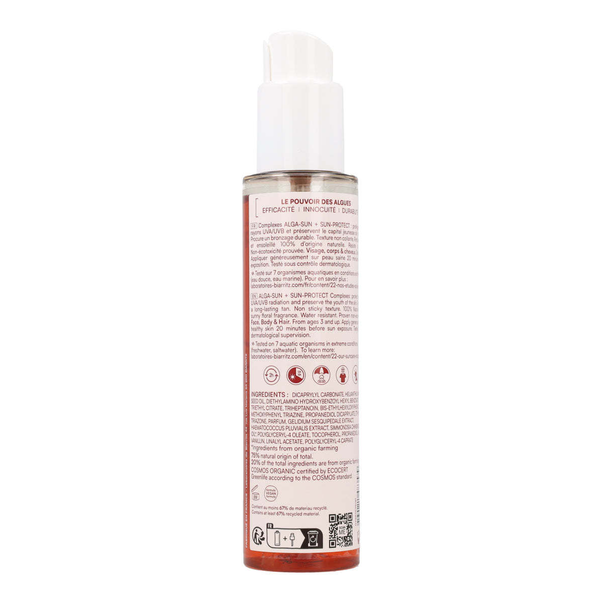 Invisible Sun Oil Spf50 Biarritz 125 Ml 