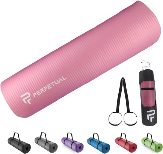 Esterilla De Yoga Y Pilates Antideslizante De 10mm Perpetual - Con Correa Y Bolsa De Transporte_0
