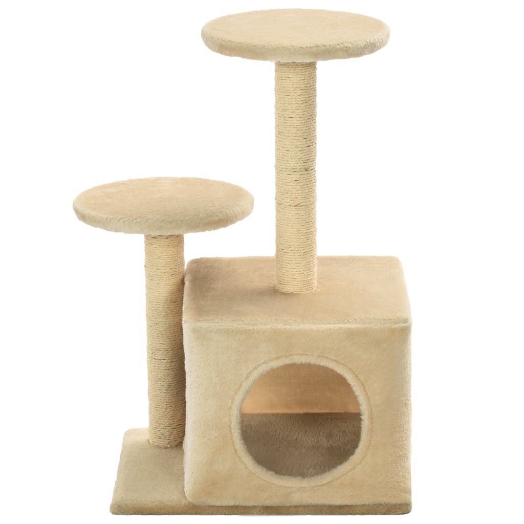 Vidaxl Rascador Para Gatos Con Poste De Sisal 60 Cm Beige_2