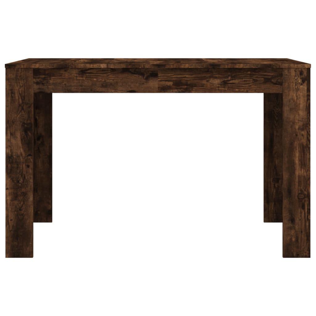 Mesa De Comedor Madera De Ingeniería Roble Ahumado 120x60x76 Cm_2