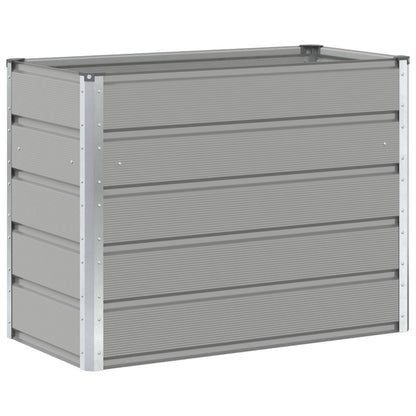 Jardinera Gris Claro 100 X 50 X 77 Cm Acero Galvanizado_0
