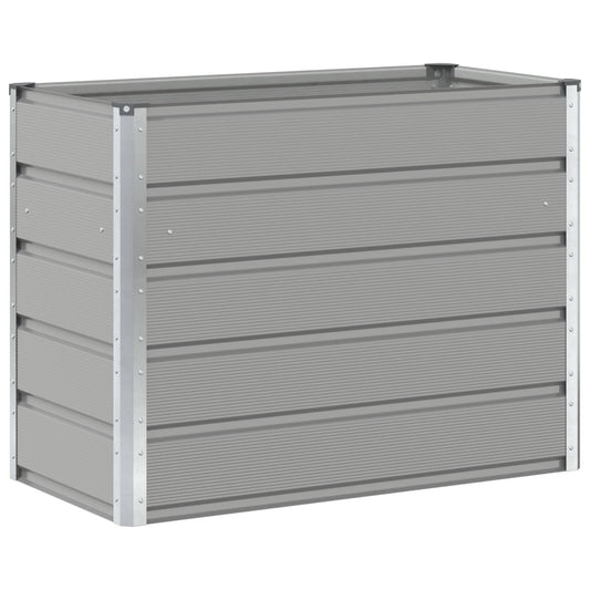 Jardinera Gris Claro 100 X 50 X 77 Cm Acero Galvanizado_0